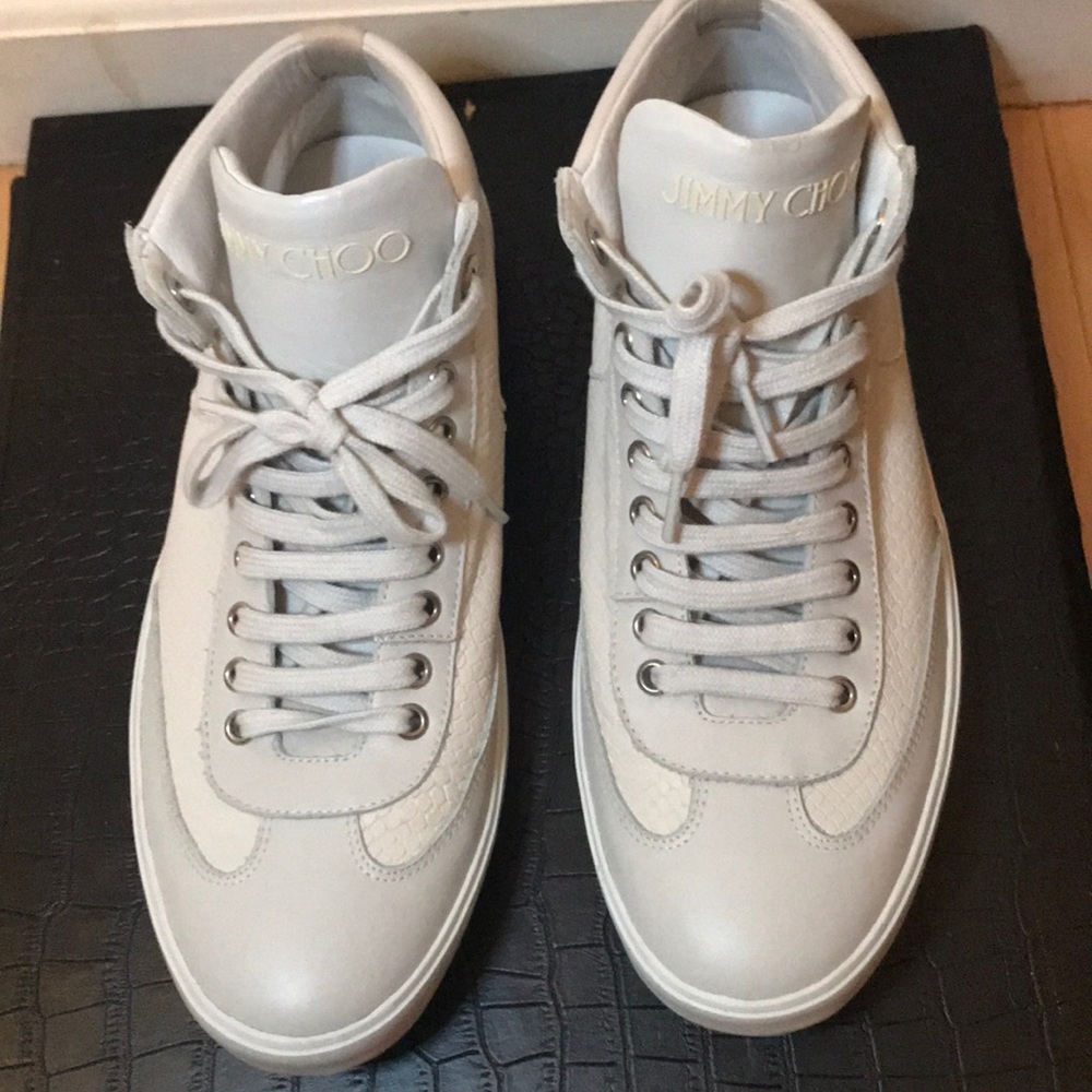 Jimmy Choo light beige sneakers 42.5 (US 9.5).